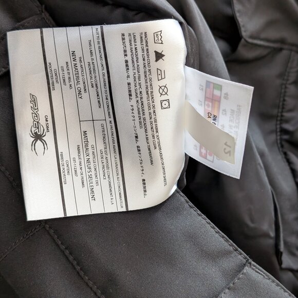 Spyder Spylon XTL 10,000 women’s black insulated ski/snowboard pants Size 12 EUC - Picture 13 of 13